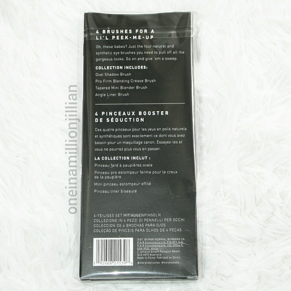 Morphe 4pc Essential Eye Makeup Brush Set - Picture 3 of 7
